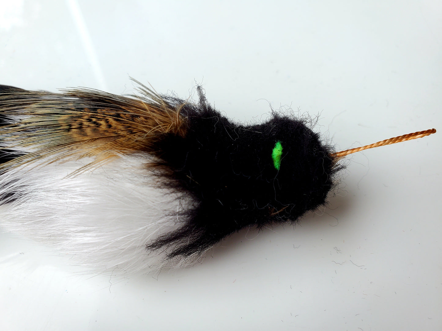 Bettie Black Bird Feather Cat Toy + 5g Cat Nip Set │by Tiga Toys