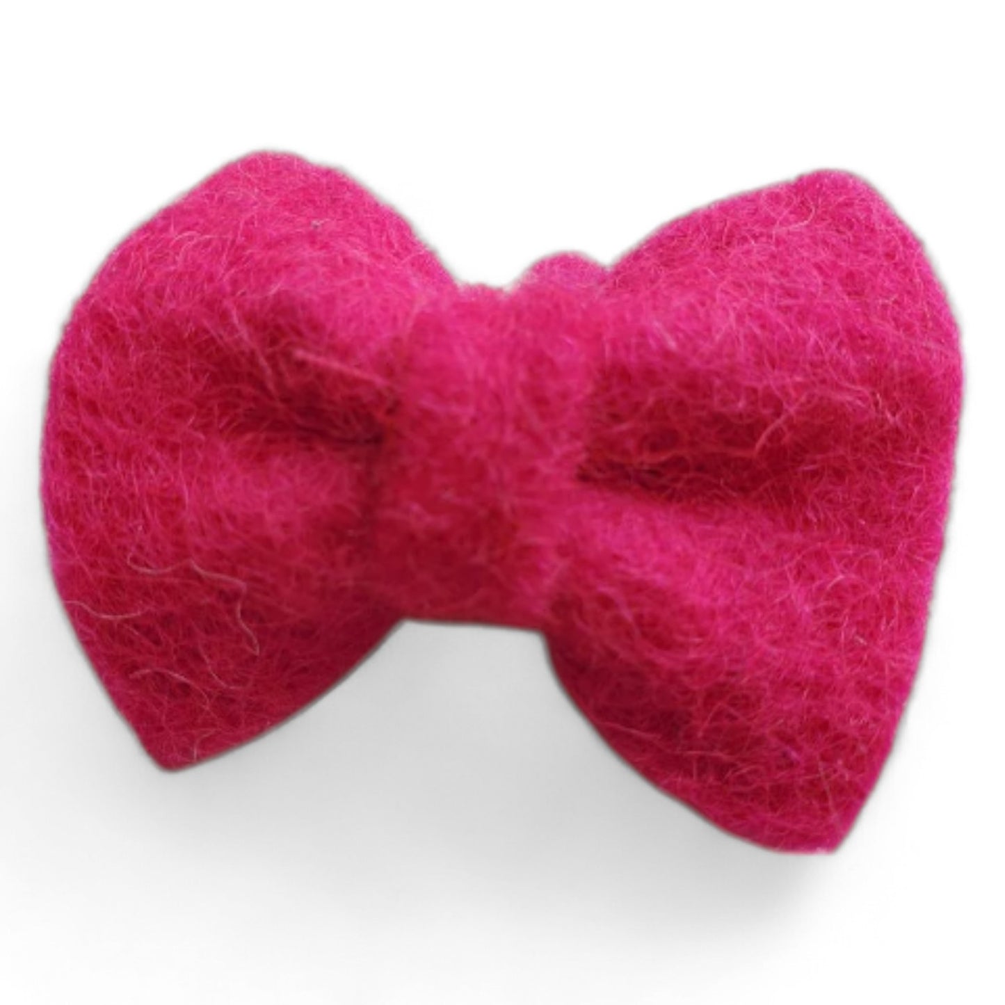 Cute Soft Cat Bow Neckwear Slide on Accessory - Cat Collar Bow Tie / Rose flower / Handmade / Soft Felt New Zealand Lambs Wool / Kitten Cat