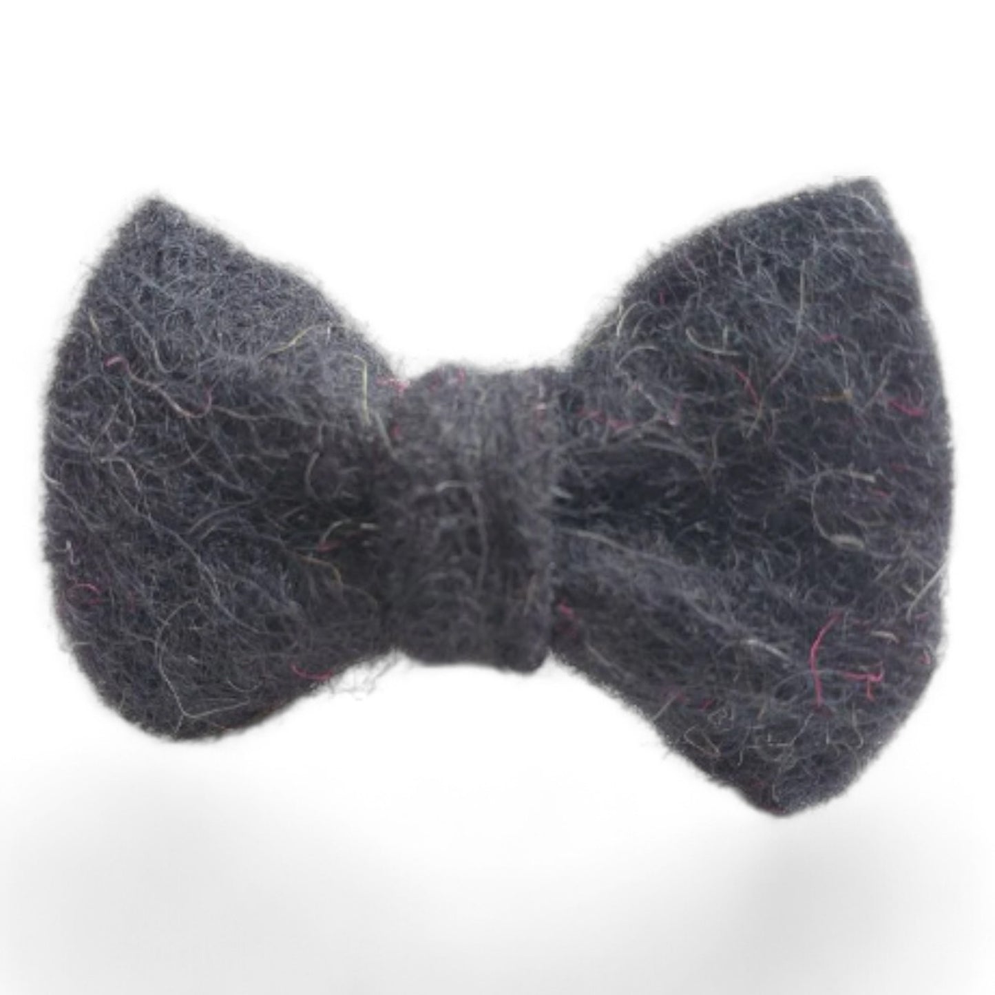 Cute Soft Cat Bow Neckwear Slide on Accessory - Cat Collar Bow Tie / Rose flower / Handmade / Soft Felt New Zealand Lambs Wool / Kitten Cat