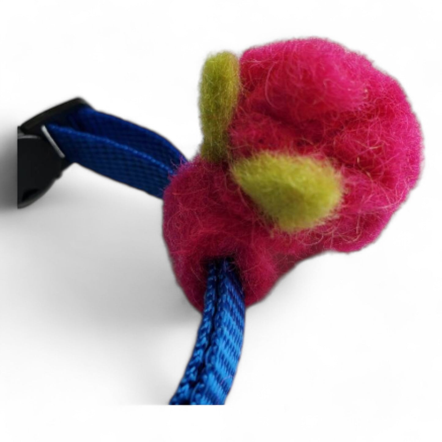 Cute Soft Cat Bow Neckwear Slide on Accessory - Cat Collar Bow Tie / Rose flower / Handmade / Soft Felt New Zealand Lambs Wool / Kitten Cat