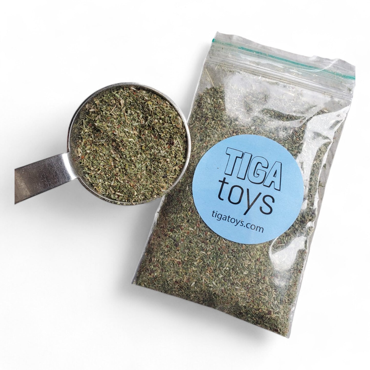 Potent Cat nip - fine cat nip 5g or 10g glassine eco recyclable packet or resealable plastic bag.