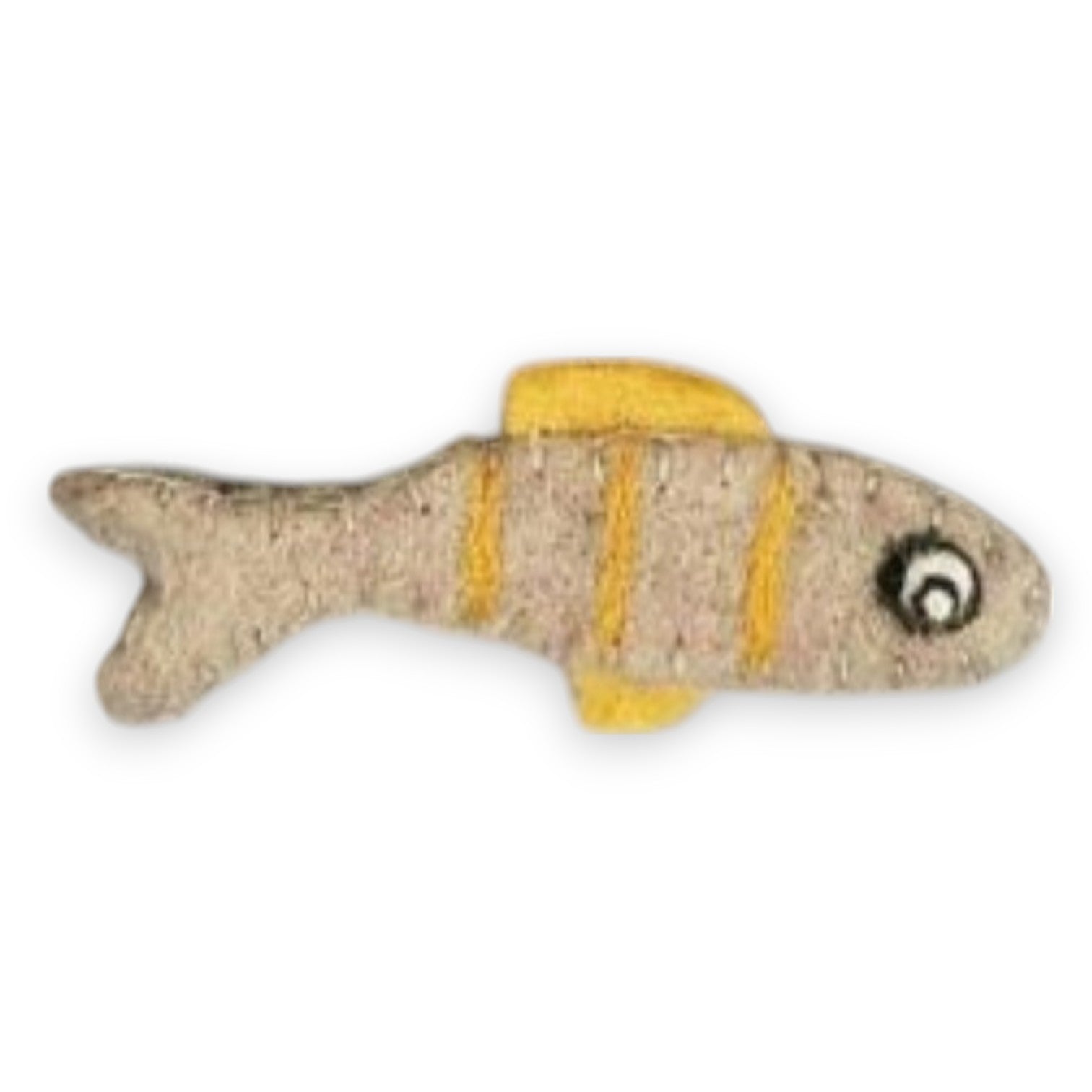 Eco-Friendly Sardine Catnip Felt Fish Toy by Tiga Toys – Handmade, organic catnip, 100% New Zealand wool. Choose from Blue, Green, Pink, or Yellow.