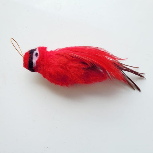 Charlie Cardinal Bird Cat Toy │by Tiga Toys